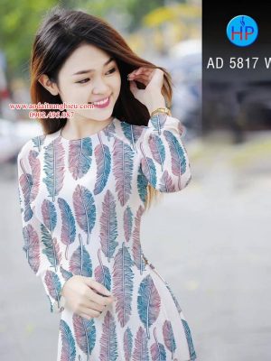 Vải áo dài Lông vũ kiểu mới AD 5817 25 1562085679 860 Vai ao dai Long vu kieu moi AD 5817