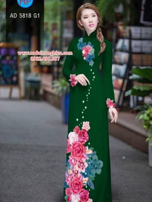 Vải áo dài Hoa hồng kiểu mới AD 5818 25 1562086471 105 Vai ao dai Hoa hong kieu moi AD 5818