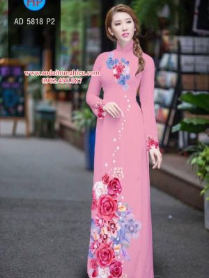 Vải áo dài Hoa hồng kiểu mới AD 5818 21 1562086471 245 Vai ao dai Hoa hong kieu moi AD 5818