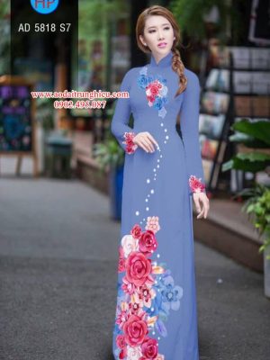 Vải áo dài Hoa hồng kiểu mới AD 5818 30 1562086471 525 Vai ao dai Hoa hong kieu moi AD 5818