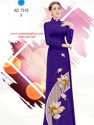 Vải áo dài hoa Sen mới ra AD 7516 25 1562088055 494 Vai ao dai hoa Sen moi ra AD 7516