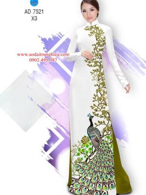 Vải áo dài chim Công thiết kế 2019 AD 7521 27 1562161745 349 Vai ao dai chim Cong thiet ke 2019 AD 7521