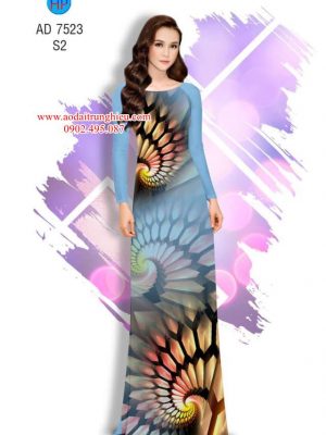 Vải áo dài Hoa ảo 3D mới ra AD 7523 35 1562162121 604 Vai ao dai Hoa ao 3D moi ra AD 7523