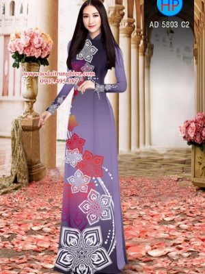 Vải áo dài Hoa in 3D mới ra AD 5803 30 1562163317 789 Vai ao dai Hoa in 3D moi ra AD 5803