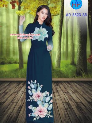 Vải áo dài Hoa in 3D kiểu mới AD 5823 21 1562164406 598 Vai ao dai Hoa in 3D kieu moi AD 5823