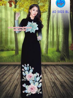 Vải áo dài Hoa in 3D kiểu mới AD 5823 30 1562164406 619 Vai ao dai Hoa in 3D kieu moi AD 5823