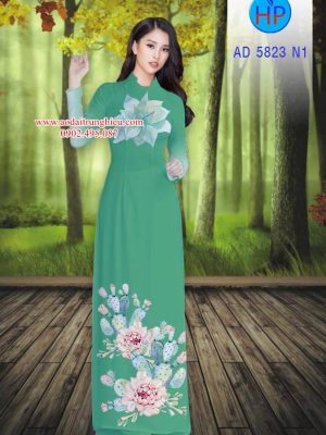 Vải áo dài Hoa in 3D kiểu mới AD 5823 35 1562164406 966 Vai ao dai Hoa in 3D kieu moi AD 5823