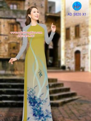 Vải áo dài Hoa in 3D kiểu mới AD 5820 21 1562166750 476 Vai ao dai Hoa in 3D kieu moi AD 5820