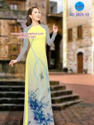 Vải áo dài Hoa in 3D kiểu mới AD 5820 23 1562166750 838 Vai ao dai Hoa in 3D kieu moi AD 5820