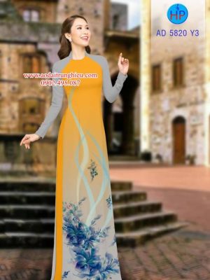 Vải áo dài Hoa in 3D kiểu mới AD 5820 24 1562166750 879 Vai ao dai Hoa in 3D kieu moi AD 5820