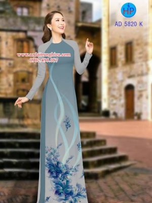 Vải áo dài Hoa in 3D kiểu mới AD 5820 31 1562166750 94 Vai ao dai Hoa in 3D kieu moi AD 5820