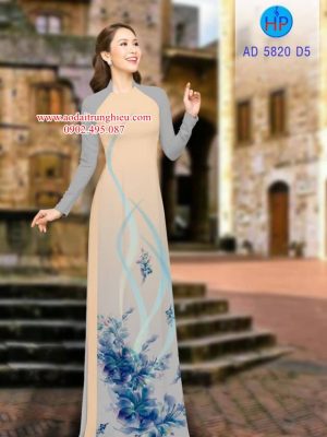 Vải áo dài Hoa in 3D kiểu mới AD 5820 32 1562166751 6 Vai ao dai Hoa in 3D kieu moi AD 5820