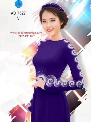 Vải áo dài Hoa văn xoáy mới ra AD 7527 23 1562336717 87 Vai ao dai Hoa van xoay moi ra AD 7527