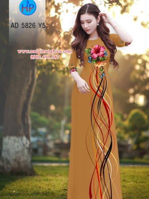 Vải áo dài Hoa Râm Bụt kiểu mới AD 5826 24 1562336818 260 Vai ao dai Hoa Ram But kieu moi AD 5826