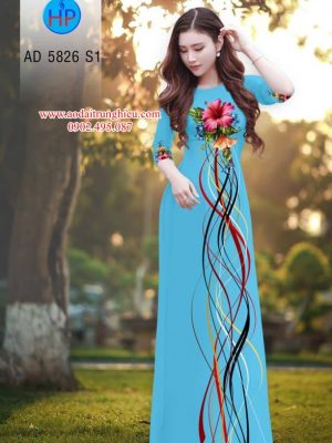 Vải áo dài Hoa Râm Bụt kiểu mới AD 5826 29 1562336818 43 Vai ao dai Hoa Ram But kieu moi AD 5826