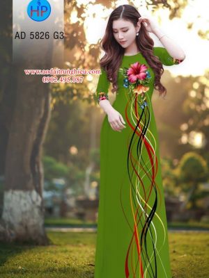 Vải áo dài Hoa Râm Bụt kiểu mới AD 5826 33 1562336818 514 Vai ao dai Hoa Ram But kieu moi AD 5826