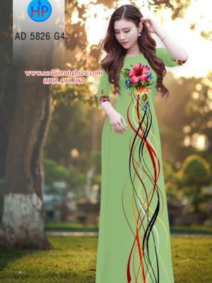 Vải áo dài Hoa Râm Bụt kiểu mới AD 5826 31 1562336818 851 Vai ao dai Hoa Ram But kieu moi AD 5826