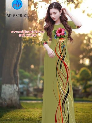 Vải áo dài Hoa Râm Bụt kiểu mới AD 5826 22 1562336818 965 Vai ao dai Hoa Ram But kieu moi AD 5826