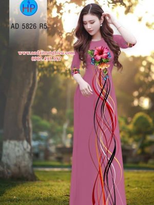 Vải áo dài Hoa Râm Bụt kiểu mới AD 5826 32 1562336818 971 Vai ao dai Hoa Ram But kieu moi AD 5826