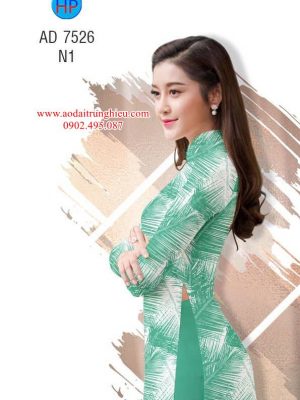Vải áo dài Lá kiểu mới AD 7526 25 1562338915 111 Vai ao dai La kieu moi AD 7526