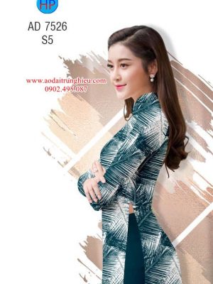 Vải áo dài Lá kiểu mới AD 7526 31 1562338915 138 Vai ao dai La kieu moi AD 7526