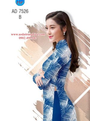 Vải áo dài Lá kiểu mới AD 7526 37 1562338915 542 Vai ao dai La kieu moi AD 7526