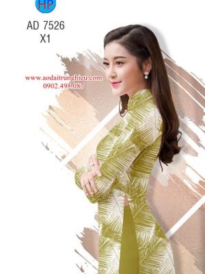 Vải áo dài Lá kiểu mới AD 7526 33 1562338915 571 Vai ao dai La kieu moi AD 7526