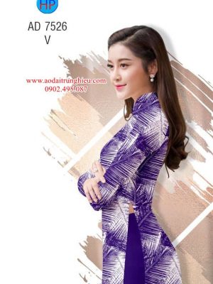 Vải áo dài Lá kiểu mới AD 7526 30 1562338915 680 Vai ao dai La kieu moi AD 7526