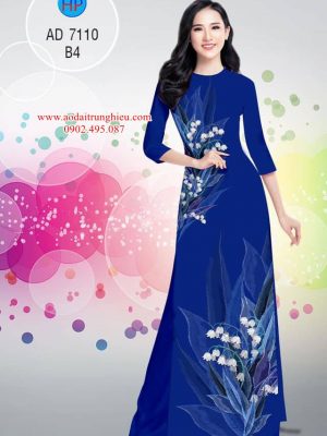 Vải áo dài Hoa chuông thiết kế 2019 AD 7110 21 1562338972 481 Vai ao dai Hoa chuong AD