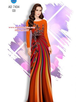 Vải áo dài lá và sọc kiểu mới AD 7434 32 1562339184 506 Vai ao dai la va soc kieu moi AD 7434