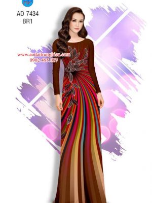 Vải áo dài lá và sọc kiểu mới AD 7434 36 1562339184 695 Vai ao dai la va soc kieu moi AD 7434