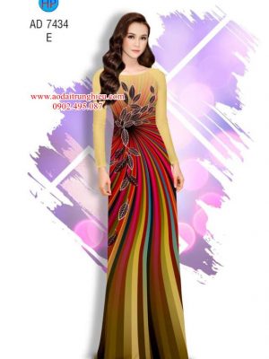 Vải áo dài lá và sọc kiểu mới AD 7434 34 1562339184 750 Vai ao dai la va soc kieu moi AD 7434