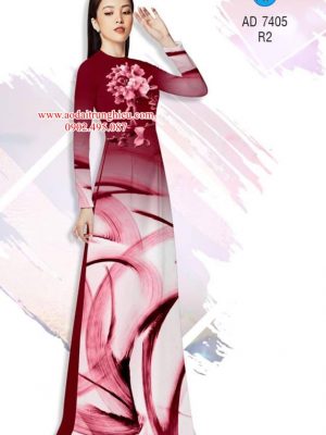 Vải áo dài Hoa in 3D mới ra AD 7405 28 1562339357 135 Vai ao dai Hoa in 3D moi ra AD 7405