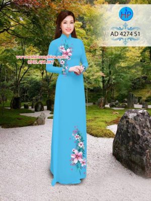 Vải áo dài Hoa in 3D mới ra AD 4274 25 1562470315 597 Vai ao dai Hoa in 3D moi ra AD 4274