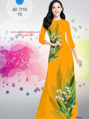 Vải áo dài Hoa chuông thiết kế 2019 AD 7110 30 1562471003 80 Vai ao dai Hoa chuong thiet ke 2019 AD 7110