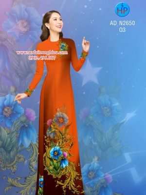 Vải áo dài hoa 3D thiết kế 2019 AD N2650 37 1562472122 240 Vai ao dai hoa 3D thiet ke 2019 AD N2650
