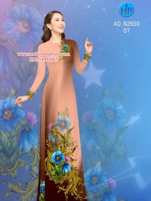 Vải áo dài hoa 3D thiết kế 2019 AD N2650 25 1562472122 421 Vai ao dai hoa 3D thiet ke 2019 AD N2650