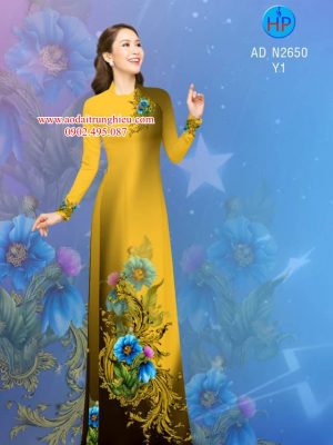 Vải áo dài hoa 3D thiết kế 2019 AD N2650 32 1562472122 962 Vai ao dai hoa 3D thiet ke 2019 AD N2650