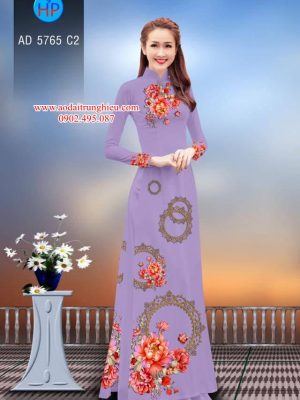 Vải áo dài Hoa Mẫu Đơn kiểu mới AD 5765 30 1562596344 277 Vai ao dai Hoa Mau Don kieu moi AD 5765
