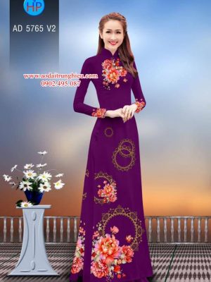 Vải áo dài Hoa Mẫu Đơn kiểu mới AD 5765 34 1562596345 826 Vai ao dai Hoa Mau Don kieu moi AD 5765