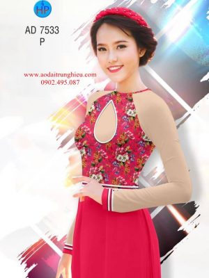 Vải áo dài Hoa in 3D kiểu mới AD 7533 30 1562598027 552 Vai ao dai Hoa in 3D kieu moi AD 7533