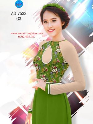Vải áo dài Hoa in 3D kiểu mới AD 7533 27 1562598027 676 Vai ao dai Hoa in 3D kieu moi AD 7533