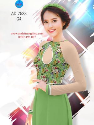 Vải áo dài Hoa in 3D kiểu mới AD 7533 29 1562598027 743 Vai ao dai Hoa in 3D kieu moi AD 7533