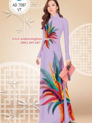 Vải áo dài Lông vũ kiểu mới AD 7097 32 1562598869 128 Vai ao dai Long vu kieu moi AD 7097