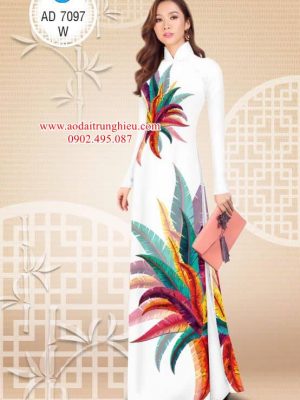 Vải áo dài Lông vũ kiểu mới AD 7097 24 1562598869 365 Vai ao dai Long vu kieu moi AD 7097