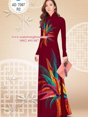 Vải áo dài Lông vũ kiểu mới AD 7097 30 1562598869 476 Vai ao dai Long vu kieu moi AD 7097