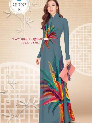 Vải áo dài Lông vũ kiểu mới AD 7097 28 1562598869 897 Vai ao dai Long vu kieu moi AD 7097