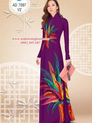 Vải áo dài Lông vũ kiểu mới AD 7097 33 1562598869 922 Vai ao dai Long vu kieu moi AD 7097