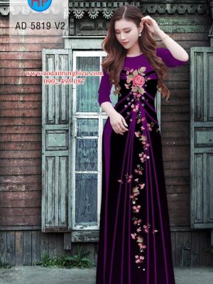 Vải áo dài Hoa hồng thiết kế 2019 AD 5819 23 1562599657 592 Vai ao dai Hoa hong thiet ke 2019 AD 5819