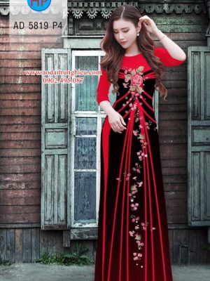 Vải áo dài Hoa hồng thiết kế 2019 AD 5819 31 1562599658 335 Vai ao dai Hoa hong thiet ke 2019 AD 5819